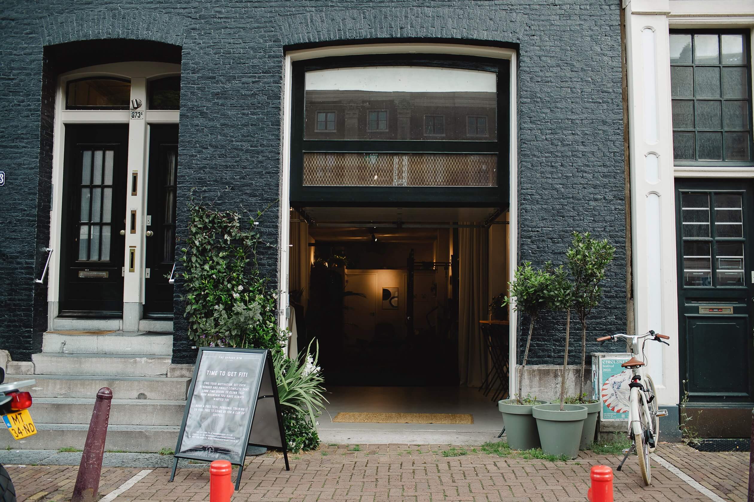 TheGarageGym-Location-Prinsengracht-font-door